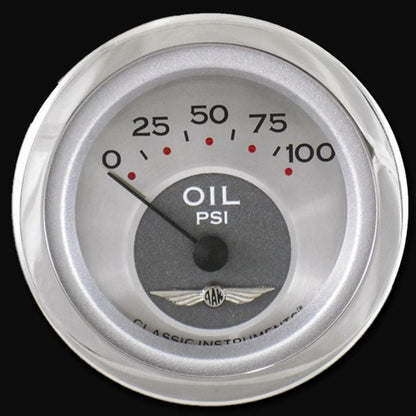 Classic Instruments AW81SRC All American - Oil Pressure Gauge 2-1/8"