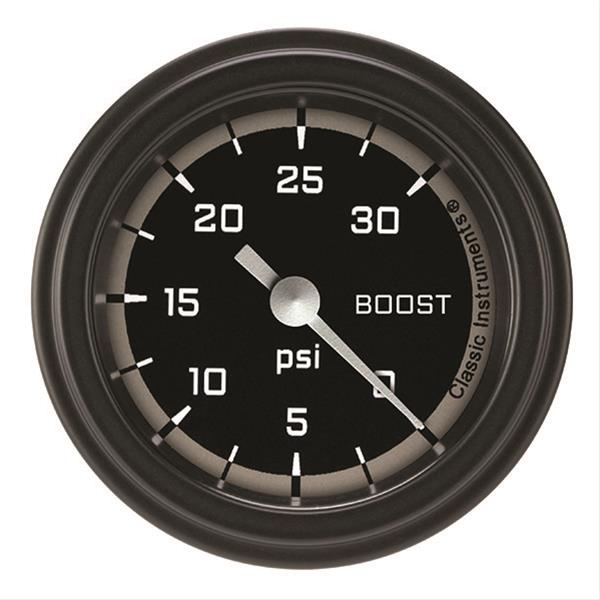 Classic Instruments AX142GBLF Autocross Grey w/ Black Bezel 2-1/8" Full Sweep