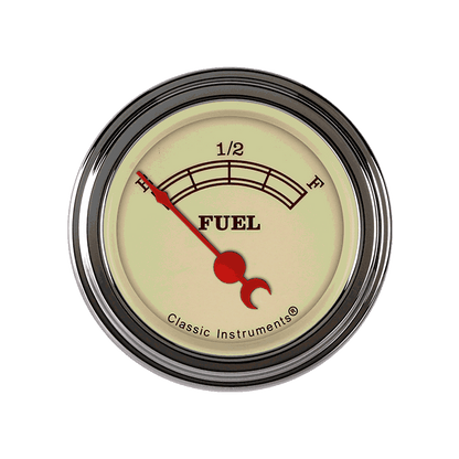 Classic Instruments VT14SLF Vintage - Fuel Gauge 0-30 OHM 2-1/8"