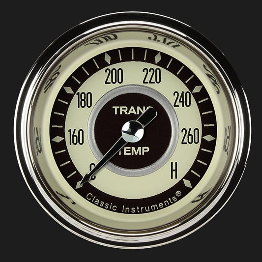 Classic Instruments NT127SHC Nostalgia VT - Transmission Temp Gauge Full Sweep 2-1/8"