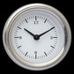 Classic Instruments WH90SLF White Hot - Clock Gauge 2-1/8"