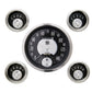 Classic Instruments AT65SLC American Tradition - 5 Gauge Set 4-5/8" Speedtachular & 2-1/8" Fuel, Oil, Temp, Volts