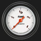 Classic Instruments VS109WBLF Velocity White - Programmable Fuel Gauge 2-1/8"