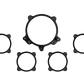 Classic Instruments CI-BZMA5GS Moal Bomber 5-Gauge Trim Bezel Set