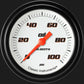 Classic Instruments VS381WBLF Velocity White 2 5/8" Oil Pressure Gauge