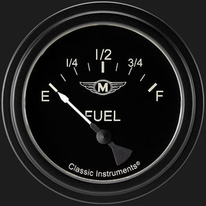 Classic Instruments MA211BLF Moal Bomber 2 5/8" Fuel Gauge