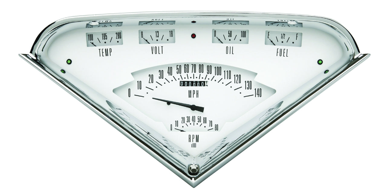 Classic Instruments TF01W-LS Classic Instruments White Hot Tach Force Package
