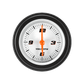 Classic Instruments VS90WBLF Velocity White - Clock Gauge 2-1/8"