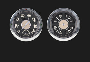 Classic Instruments CT54OE62 1954-55 Chevy Truck Package 4 5/8" Speedometer & Quad