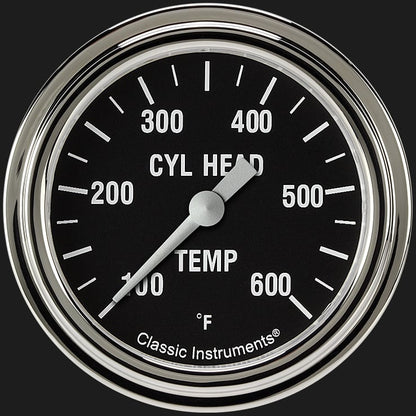 Classic Instruments HR397SLF Hot Rod 2 5/8" Cylinder Head Temp. Gauge