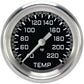 Classic Instruments AX329GAPF Autocross Gray 2 5/8" Stock Eliminator Temp. Gauge