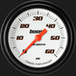 Classic Instruments VS343WBLF Velocity White 2 5/8" Boost Gauge, 60 psi
