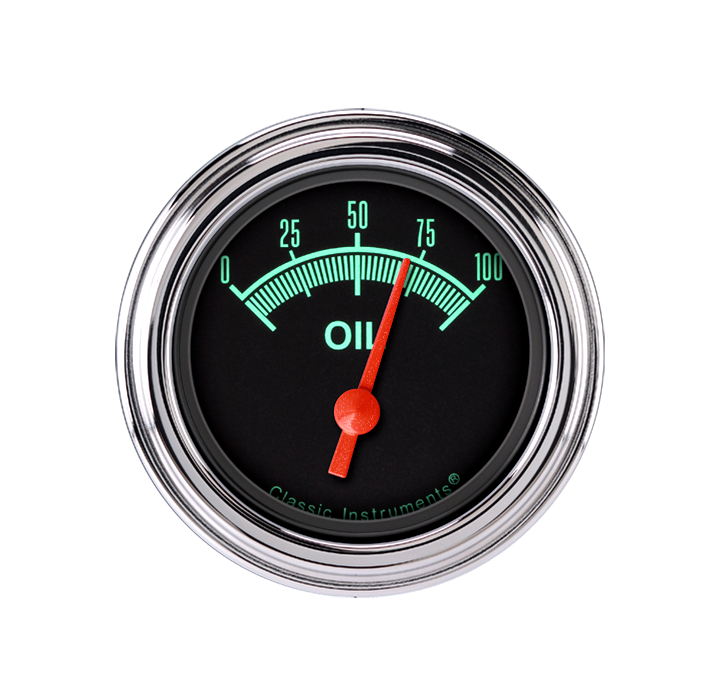 Classic Instruments GS81SLF G-Stock - Oil Pressure Gauge 2-1/8"