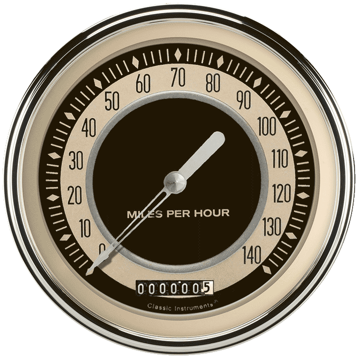Classic Instruments NT56SLC Nostalgia VT - Speedometer Gauge 4-5/8"