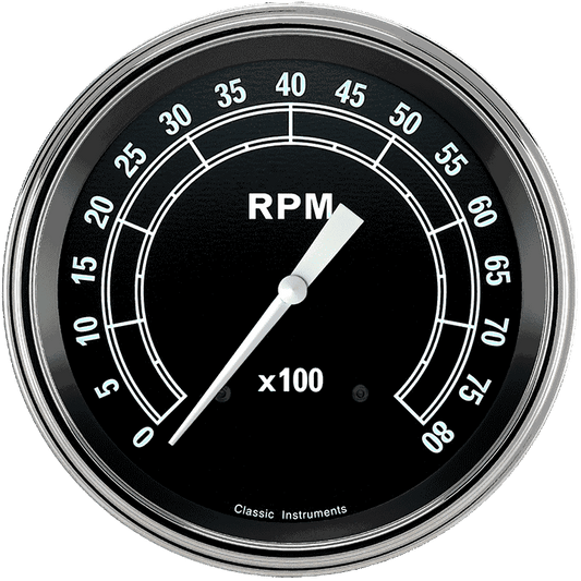 Classic Instruments TR71SLF Traditional - Tachometer 8K RPM 4-5/8"