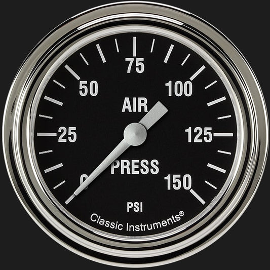 Classic Instruments HR318SLF Hot Rod 2 5/8" Air Pressure Gauge