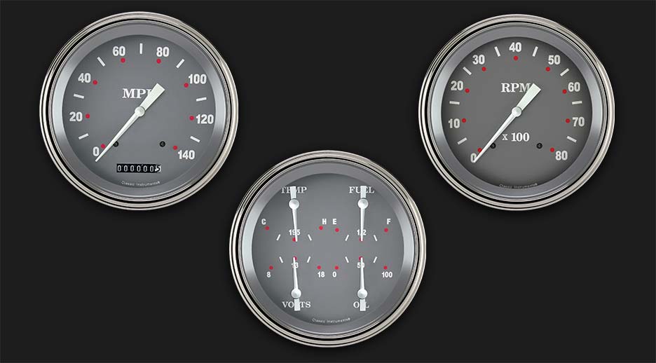Classic Instruments SG53SLF SG 4 - 5/8" Speedo & Tach & Quad