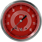 Classic Instruments V8RS71SLC V8 Red Steelie - Tachometer 8K RPM 4-5/8"
