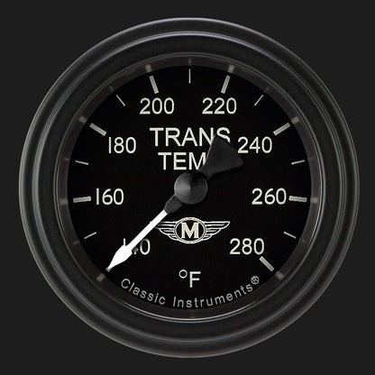 Classic Instruments MA127BLF Moal Bomber - Transmission Temp Gauge Full Sweep 2-1/8"
