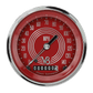 Classic Instruments V8RS55SHC V8 Red Steelie 3-3/8" Speedometer 140 MPH