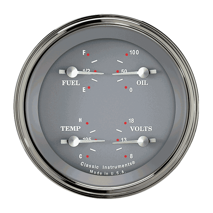 Classic Instruments SG77SLF SG - Quad Gauge 3-3/8" (0-30 OHM)