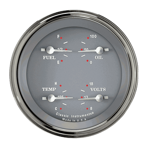 Classic Instruments SG77SLF SG - Quad Gauge 3-3/8" (0-30 OHM)