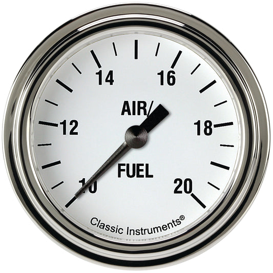 Classic Instruments WH394SLF White Hot 2 5/8" Air Fuel Ratio Gauge