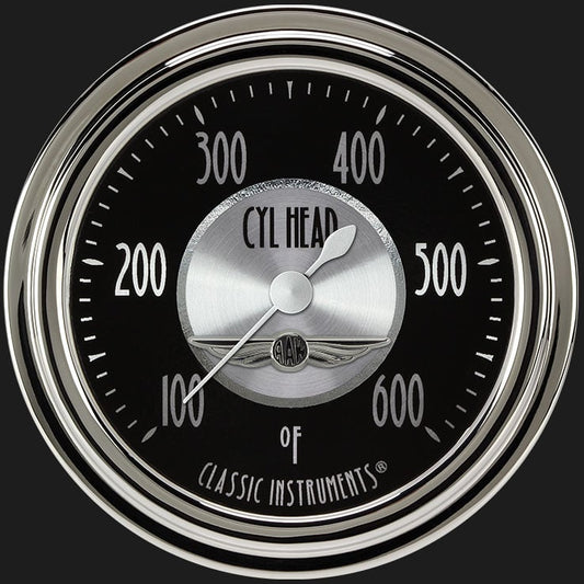 Classic Instruments AT397SLC All American Tradition 2 5/8" Cylinder Head Temp. Gauge