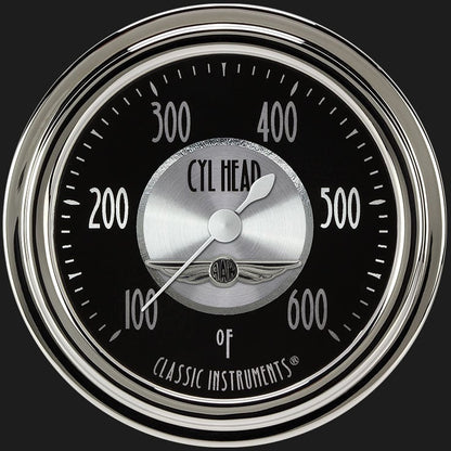 Classic Instruments AT397SLC All American Tradition 2 5/8" Cylinder Head Temp. Gauge