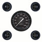 Classic Instruments AX54GBLF Autocross Grey w/ Black Bezel 4 - 5/8" Speedo, 2 1