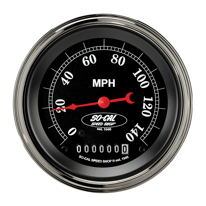 Classic Instruments SC55SLC So-Cal Speedometer 140 MPH