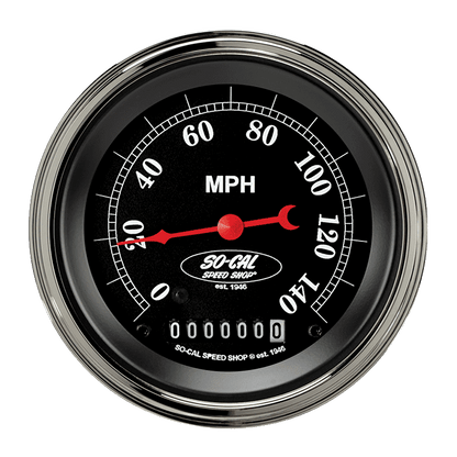 Classic Instruments SC55SLC So-Cal Speedometer 140 MPH