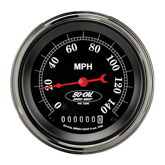 Classic Instruments SC55SLC So-Cal Speedometer 140 MPH