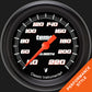 Classic Instruments VS329BBPF Velocity Black 2 5/8" Stock Eliminator Temp. Gauge