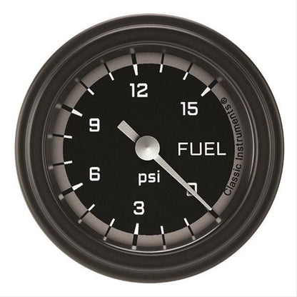 Classic Instruments AX145GBLF Autocross Grey w/ Black Bezel 2-1/8" Full Sweep