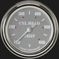 Classic Instruments SG397SLF Silver Gray 2 5/8" Cylinder Head Temp. Gauge