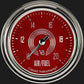 Classic Instruments V8RS394SLC V8 Red Steelie 2 5/8" Air Fuel Ratio Gauge