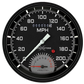 Classic Instruments AX50GBLF Autocross Grey w/ Black Bezel 4 - 5/8" Speedtachul