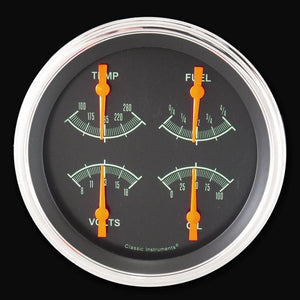 Classic Instruments GS78SLF G-Stock 4 - 5/8" Quad fuel 0