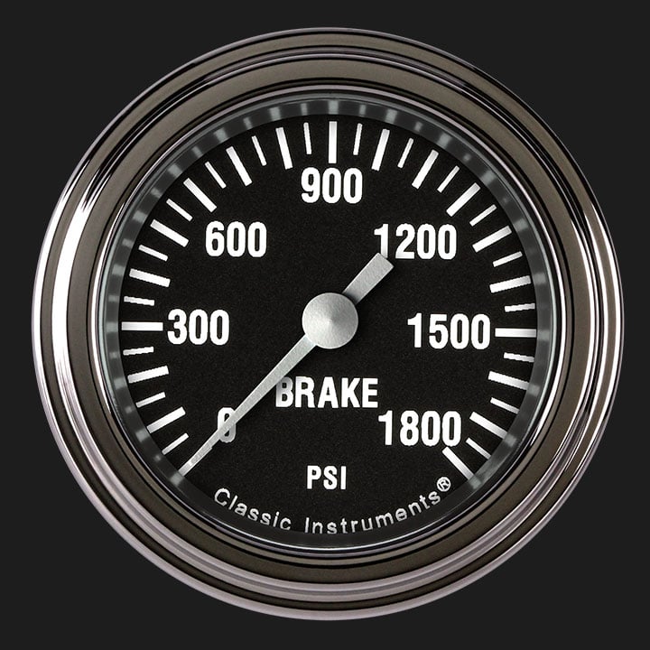 Classic Instruments HR167SLF Hot Rod 2 1/8" Brake Pressure Gauge
