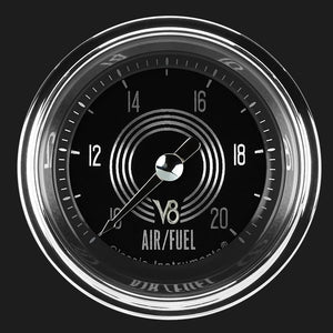 Classic Instruments V8SR194SHC V8 Speedster 2 1/8" Air Fuel Ratio Gauge