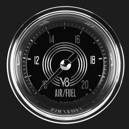 Classic Instruments V8SR194SHC V8 Speedster 2 1/8" Air Fuel Ratio Gauge