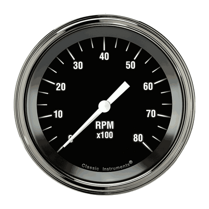 Classic Instruments | HR80SLF | Hot Rod - Tachometer 8K RPM 3-3/8"