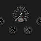 Classic Instruments AX165GBLF AutoCross Gray Five Gauge Set 165
