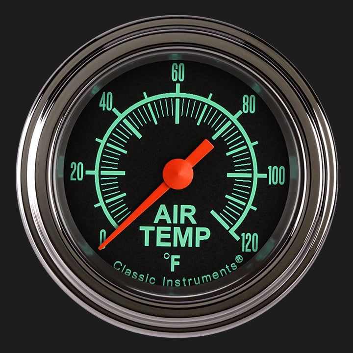 Classic Instruments GS199SLF G/Stock 2 1/8" Outside Air Temp. Gauge