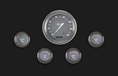 Classic Instruments SG54SLF SG 4 - 5/8" Speedo, 2-1/8" Fuel, Oil, Temp, V