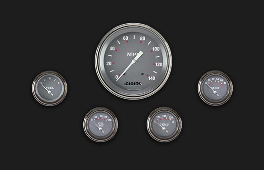 Classic Instruments SG54SLF SG 4 - 5/8" Speedo, 2-1/8" Fuel, Oil, Temp, V
