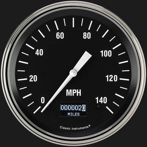 Classic Instruments HR56DSLF Hot Rod 4 5/8" Speedometer with Information Screen