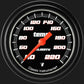 Classic Instruments VS329BBLF Velocity Black 2 5/8" Stock Eliminator Temp. Gauge