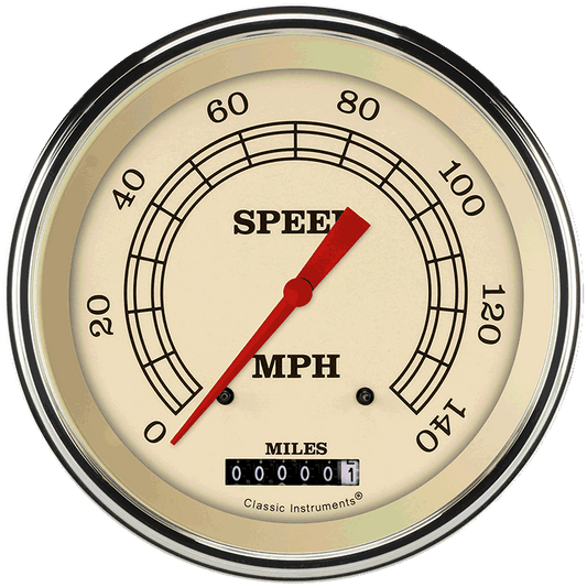 Classic Instruments VT56SLF Vintage - Speedometer Gauge 4-5/8"